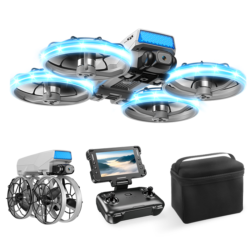 Drone Kit Tricopter - AXNEN XJ2 ミニカメラドローン 折りたたみ式ブラシレスRCクアッドコプター 子供・初心者向け リモコンおもちゃ