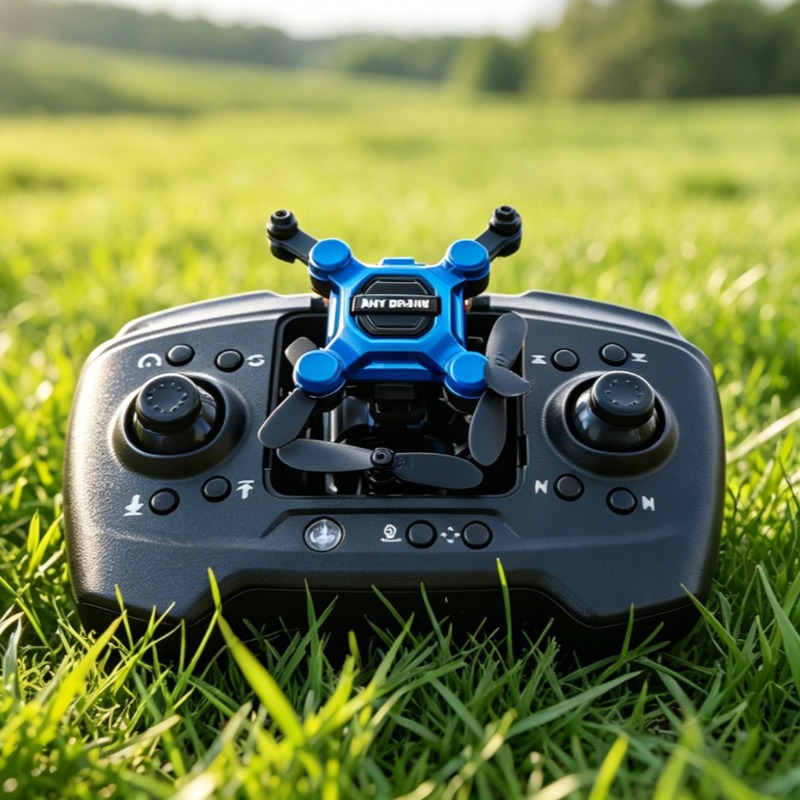 Drone Kit Tricopter - ミニ折りたたみ式蚊取りドローン、空中カメラ付き、学生・子供向けリモコンヘリコプターおもちゃ