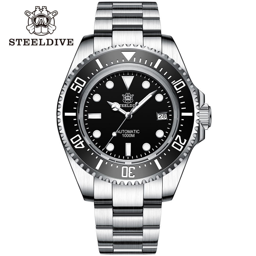 Holy Stone Drone Hs720 - Steeldive-男性用自動ダイブウォッチ,ステンレス鋼,防水,特大,1996, 4mm, 1000m,nh35,sd1964,新着,2024