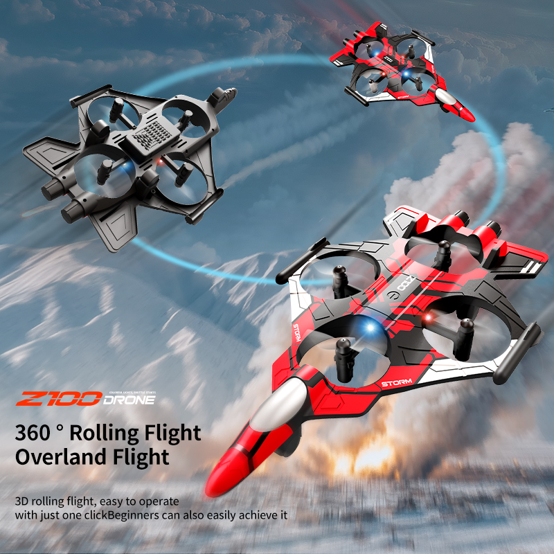 Z100 ミニポータブルドローン HD空撮スマートホバーヘリ - Drone Kit Tricopter のレビューと価格