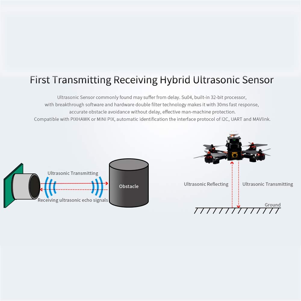 Radiolink-超音波センサー付きドローン用ソナーモジュ - Drone Kit Hexacopter のレビューと価格