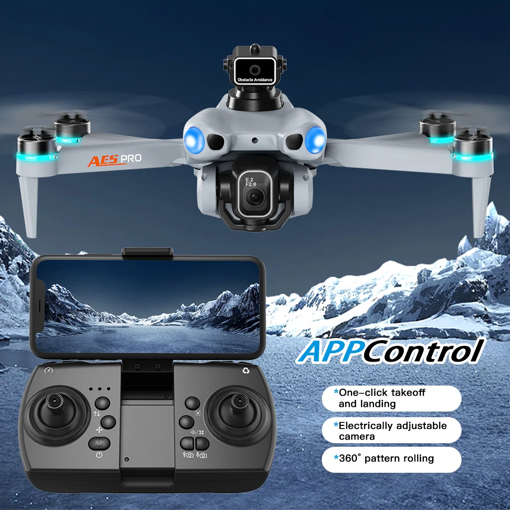 AE5 Pro ドローン 8K HD 4.5インチスクリーン - Drone Kit Tricopter のレビューと価格