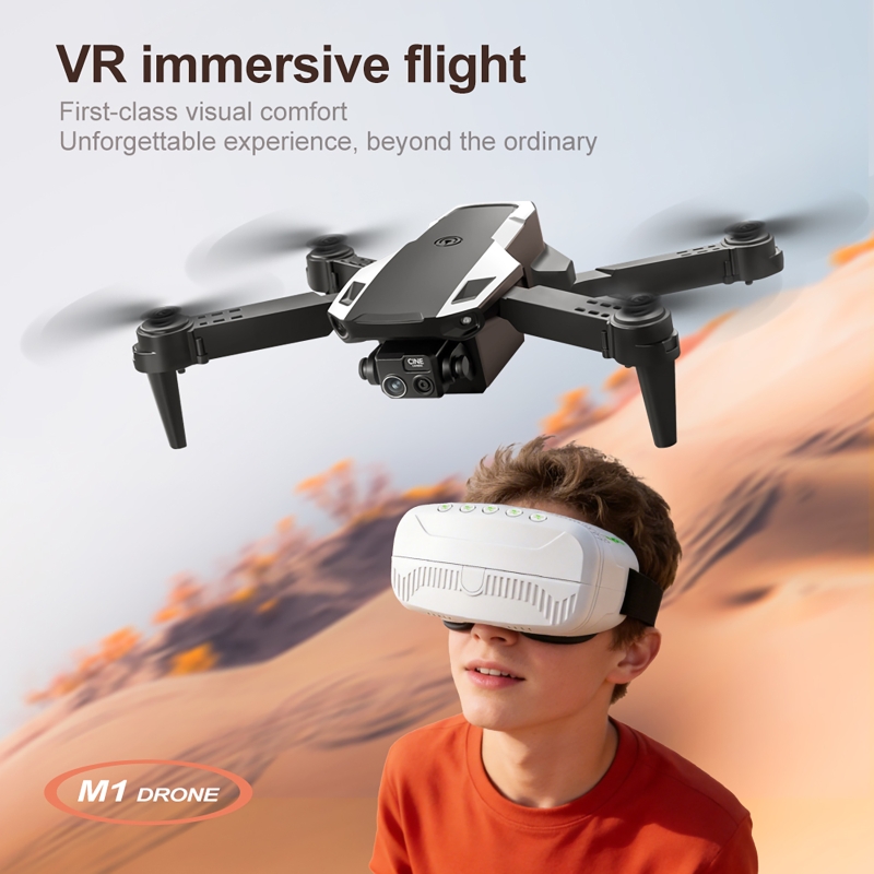 リモコンとVRグラス付きポータブルドローンキット 4Kデュア - Drone Kit Beginner のレビューと価格